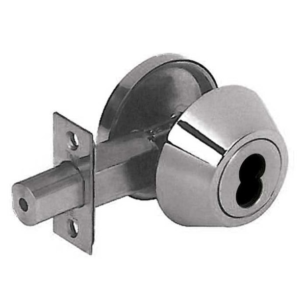 Tell Single Cylinder Grade 2 Deadbolt, Interchangeable Core, Stainless Steel DB2060-IC-32D - main